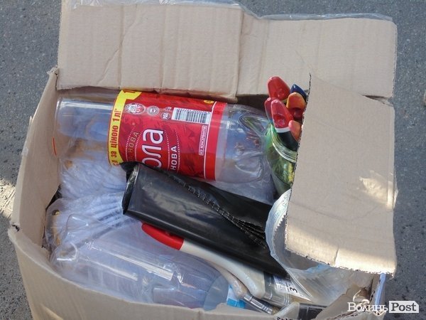 Луцький міст став синьо-жовтим. ФОТО