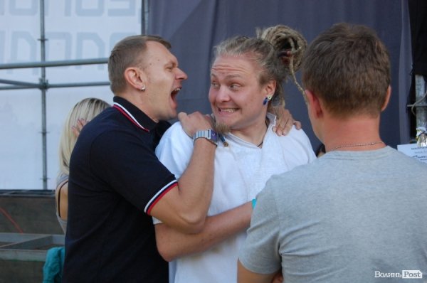 Сашко Положинський завітав і на другий день фестивалю