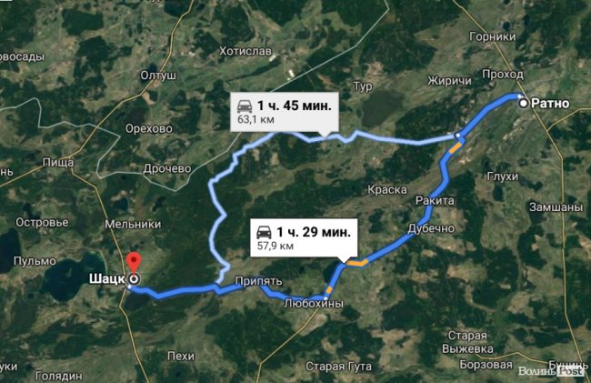 До Шацьких озер прокладуть новий автошлях