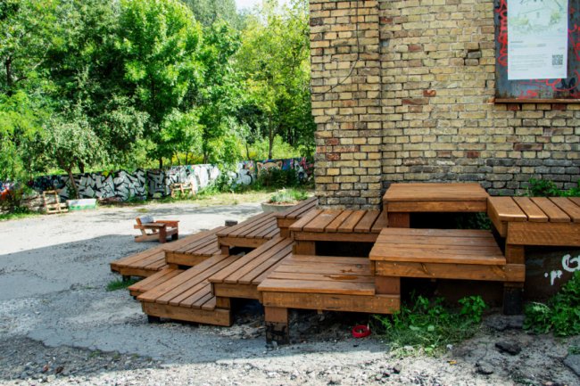 На території луцької фабрики відкрили амфітеатр
