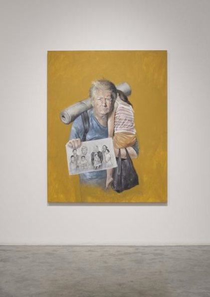 Путін-жебрак і Трамп-біженець: Художник арт-проектом розповів про життя сирійців