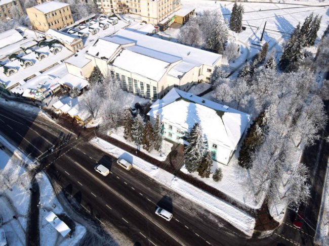 Засніжене волинське місто показали з висоти. ФОТО. ВІДЕО