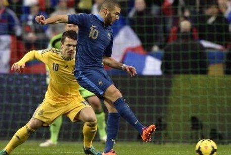 Фото матчу Франція - Україна