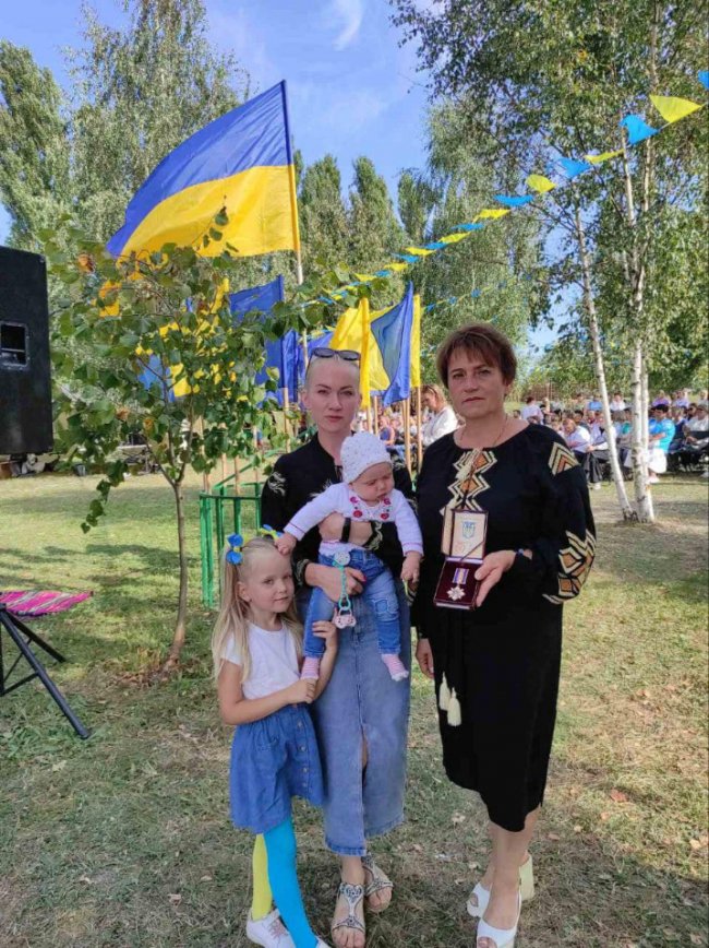 Дружина загиблого Героя з Волині отримала його посмертний орден. ФОТО