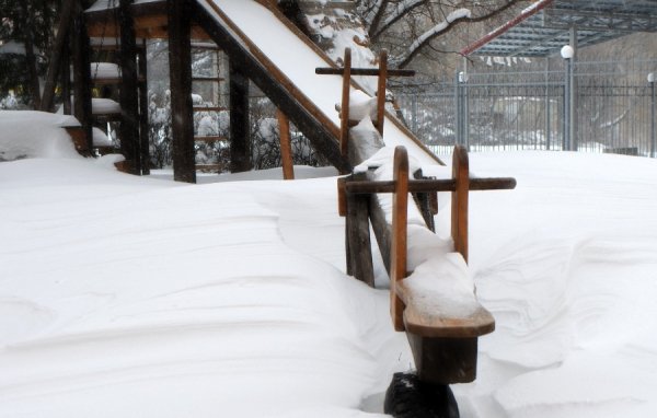 Снігопад у Луцьку. ФОТО