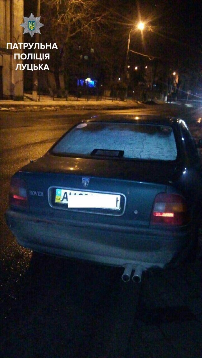 П’яний водій «вишивав» по дорозі в Луцьку