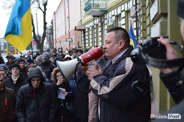 Пікет міліції та прокуратури в Луцьку. ФОТО