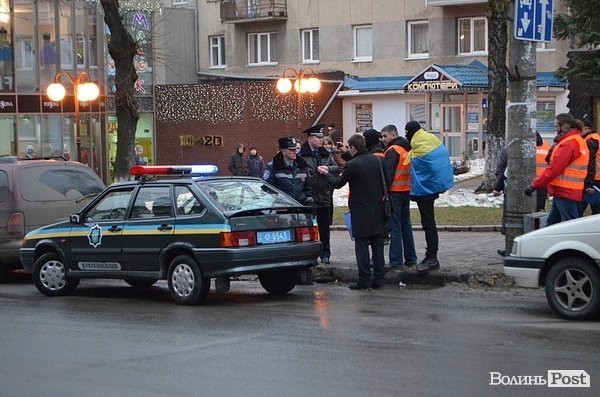 Пікет міліції та прокуратури в Луцьку. ФОТО