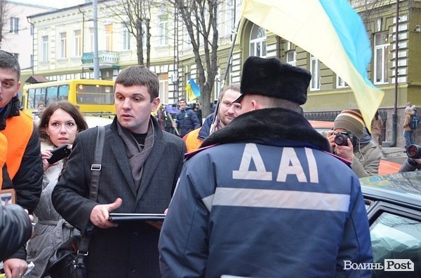 Пікет міліції та прокуратури в Луцьку. ФОТО