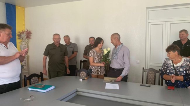 Звільнений з полону волинянин Віталій Войтович отримав відзнаку Міністерства оборони України 