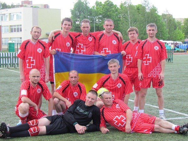 Волинські журналісти грали у футбол в Литві