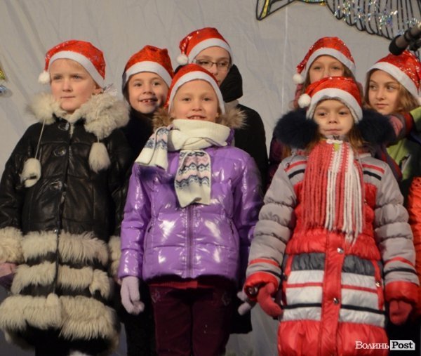 У Луцьку засвітили головні ялинки міста. ФОТО 