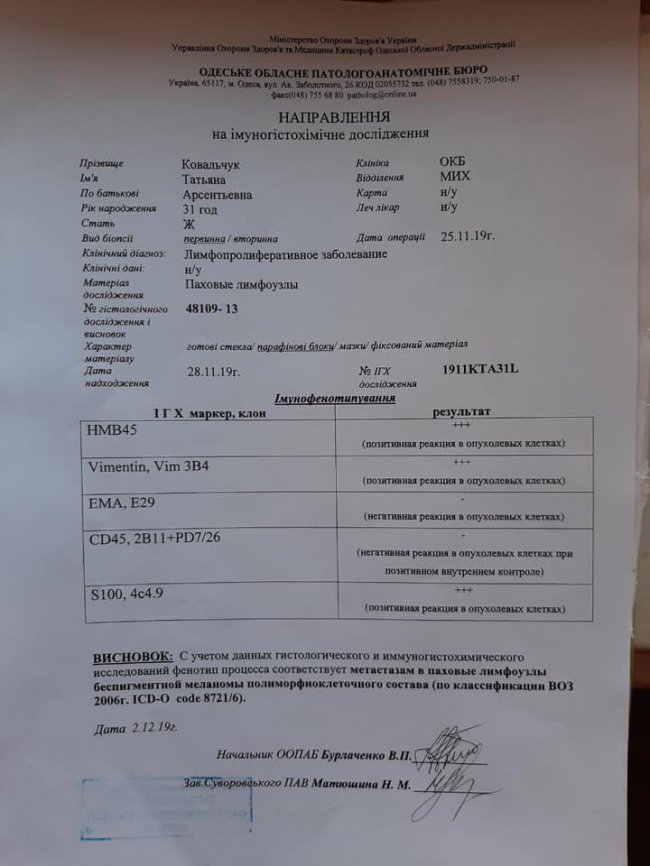 31-річній лучанці потрібна допомога, щоб здолати рак шкіри