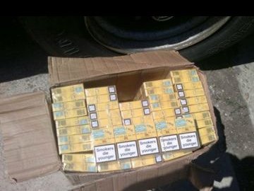Волинські прикордонники знайшли 5 ящиків контрабандних сигарет