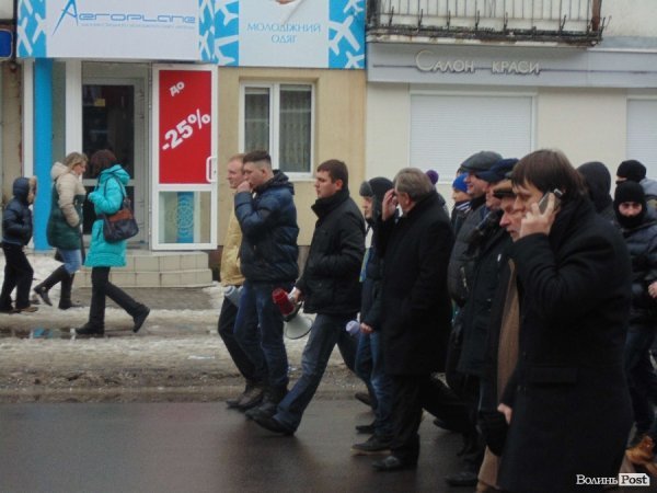 Луцьк. Віче і марш Майдану. ФОТО