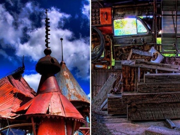 Американець звів будинок зі сміття. ФОТО