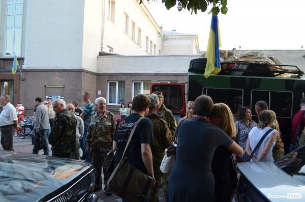 Лучани проводжали батальйон «Айдар» на Схід. ФОТО