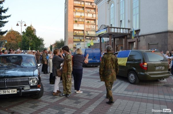 Лучани проводжали батальйон «Айдар» на Схід. ФОТО