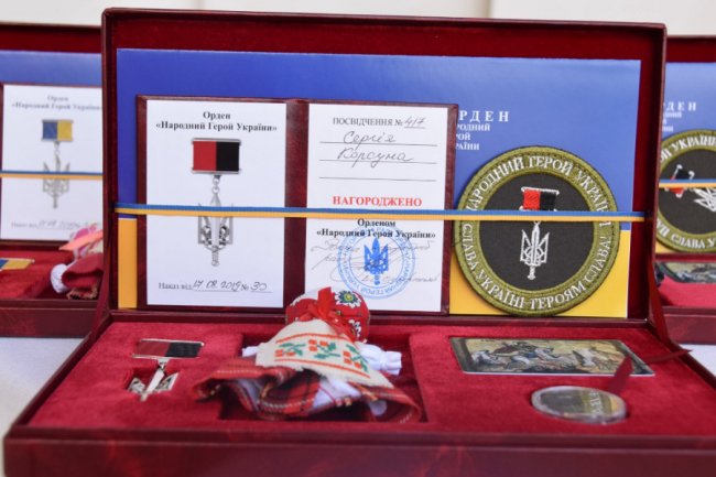 Бійця з волинської бригади нагородили орденом «Народний Герой України». ФОТО