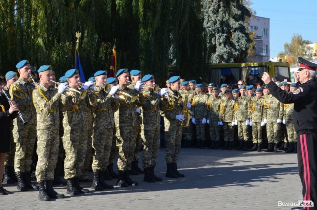 «Нам є що захищати»: урочиста посвята ліцеїстів у Луцьку.  ФОТО