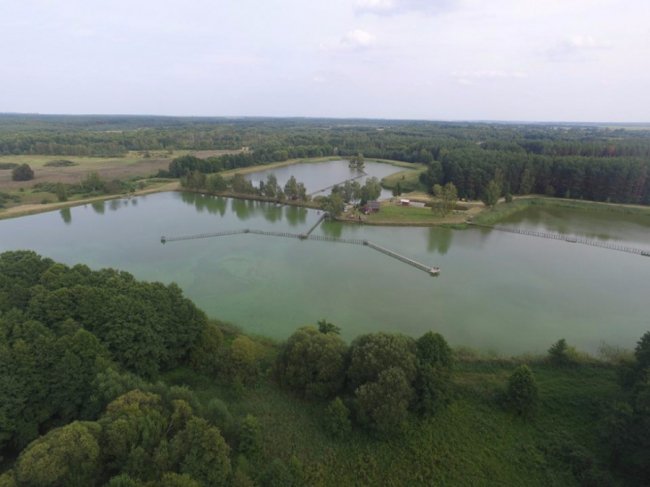 Любомльські ставки з висоти пташиного польоту