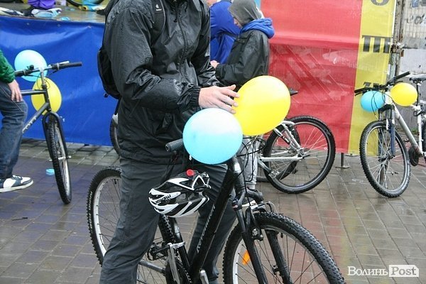 Велодень у Луцьку. ФОТО