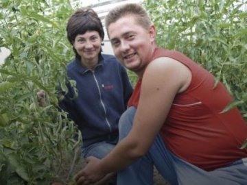 Подружжя з Волині розповіло, як вирощує у теплицях овочі і квіти