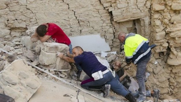 В Італії внаслідок землетрусу загинуло 247 людей. ФОТО