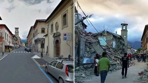 В Італії внаслідок землетрусу загинуло 247 людей. ФОТО