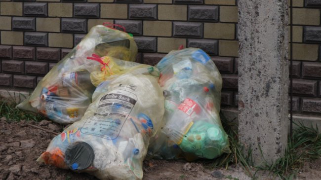 «Жовтий мішок»: у Підгайцівській громаді вперше збирали вторсировину. ФОТО