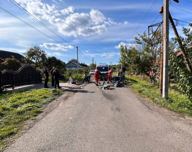 На Волині зіткнулися два мотоциклісти. ФОТО