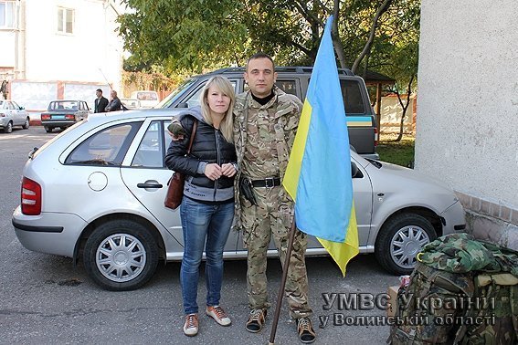 Черговий загін волинських військових вирушив на схід України. ФОТО