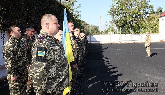 Черговий загін волинських військових вирушив на схід України. ФОТО