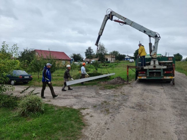 У селах Підгайцівської громади завершують реконструкцію вуличного освітлення. ФОТО