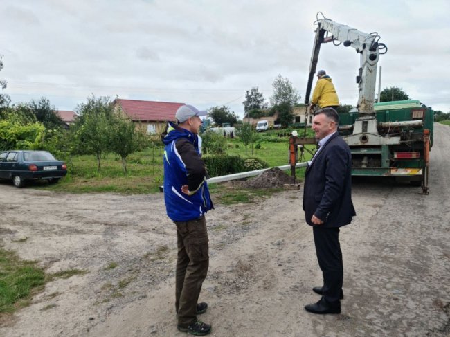У селах Підгайцівської громади завершують реконструкцію вуличного освітлення. ФОТО