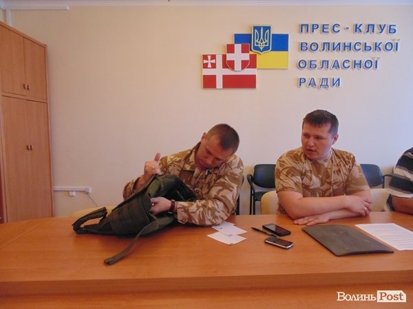 Волиняни на Сході воюватимуть в американських бронежилетах