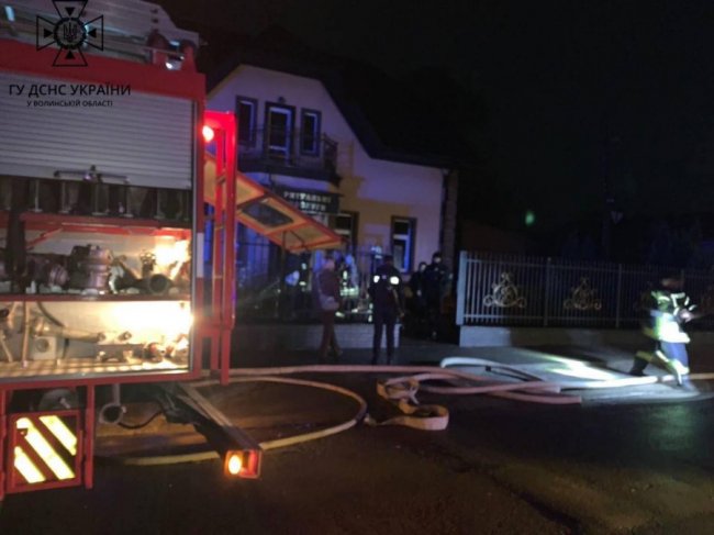 У місті на Волині горів магазин. ФОТО