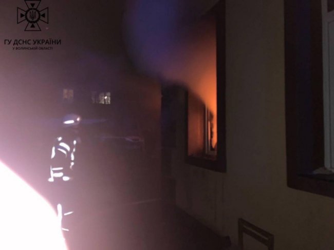 У місті на Волині горів магазин. ФОТО