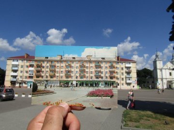 У місті на Волині пам’ятні місця порівняли із ретро-листівками. ФОТО
