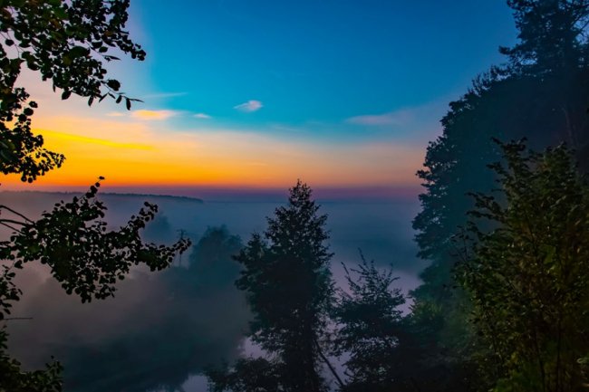 Дивовижні краєвиди волинського нацпарку на світанку. ФОТО