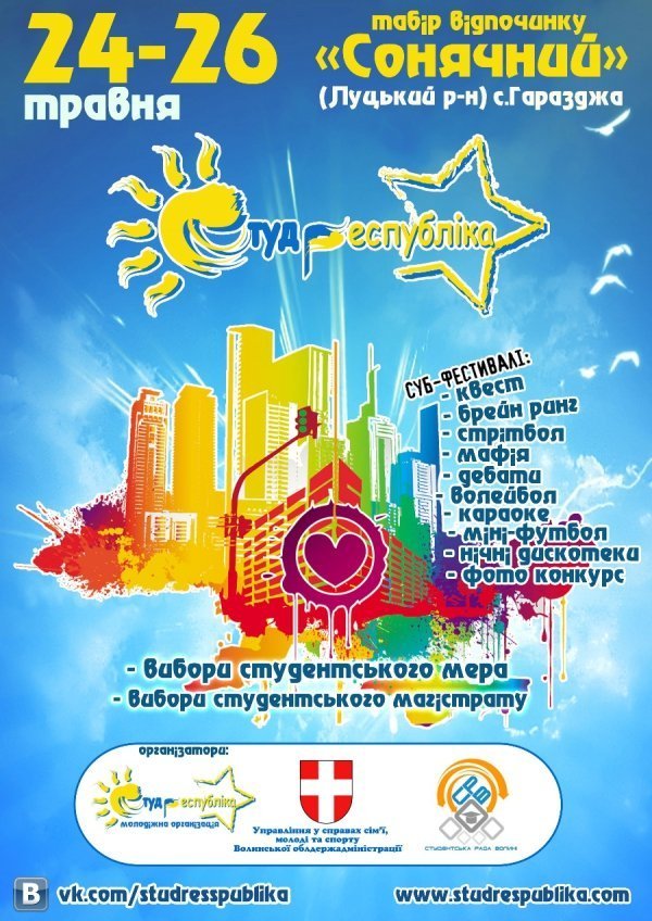 На Волині ввосьме оберуть студентського мера