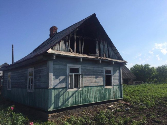 На Волині у пожежі врятували жінку