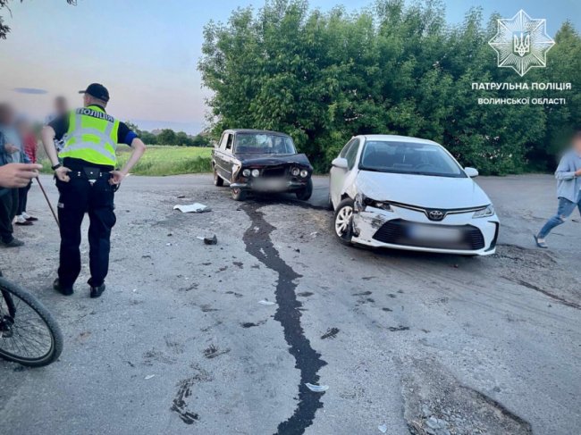 Аварія у Луцьку: зіткнулись два автомобілі. ФОТО