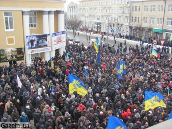 Штурм Вінницької ОДА. ФОТО