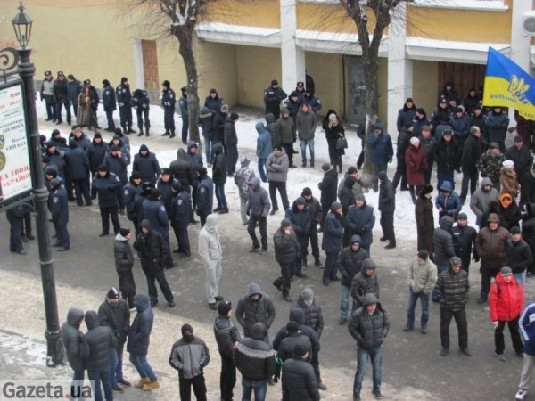 Штурм Вінницької ОДА. ФОТО