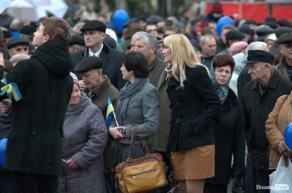 Народне віче «За європейську Україну!» в Луцьку. ФОТО