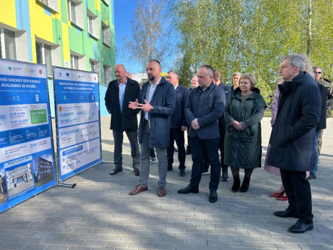 Ковель першим в Україні завершив проєкт ЄІБ на мільйони євро: як змінився ліцей №12. ФОТО