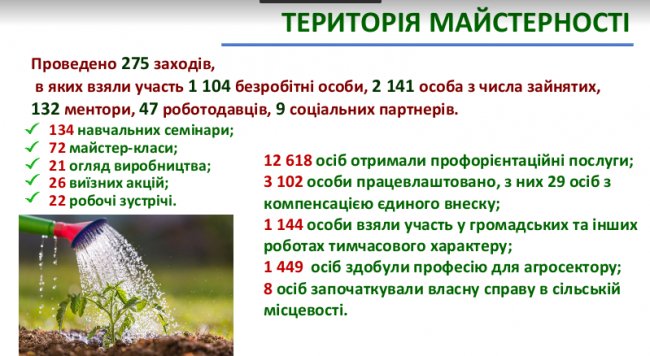 Успішна громада» і «Територія майстерності»: як служба зайнятості розвиває ринок праці та економіку Волині 