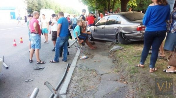 ДТП у Луцьку: BMW не розминувся з «Опелем». ФОТО