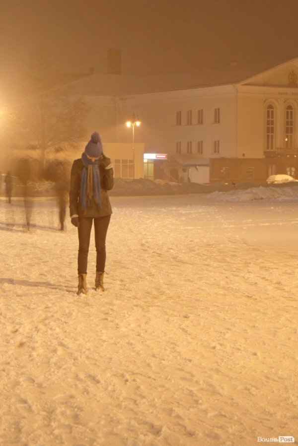 У Луцьку знову хуртовина. ФОТО